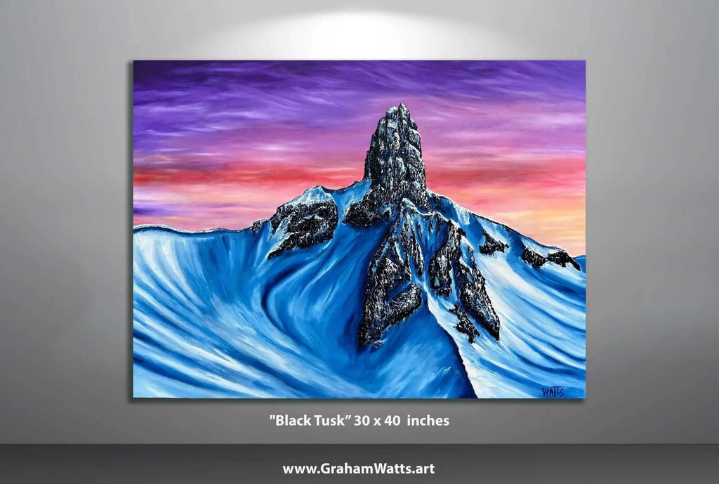 Mountain Landscape Art: "Black Tusk," Whistler BC  