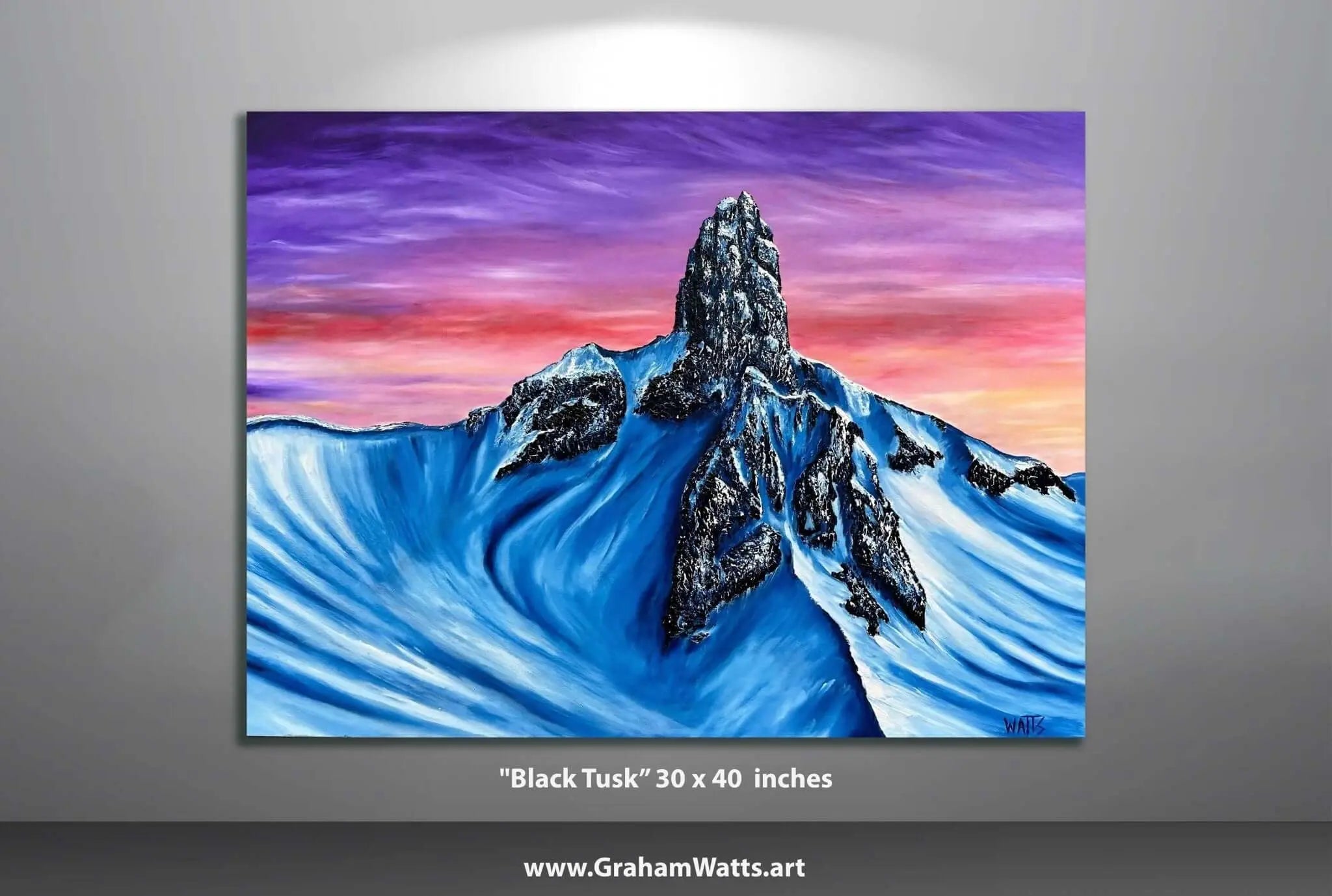 Mountain Landscape Art: "Black Tusk," Whistler BC  