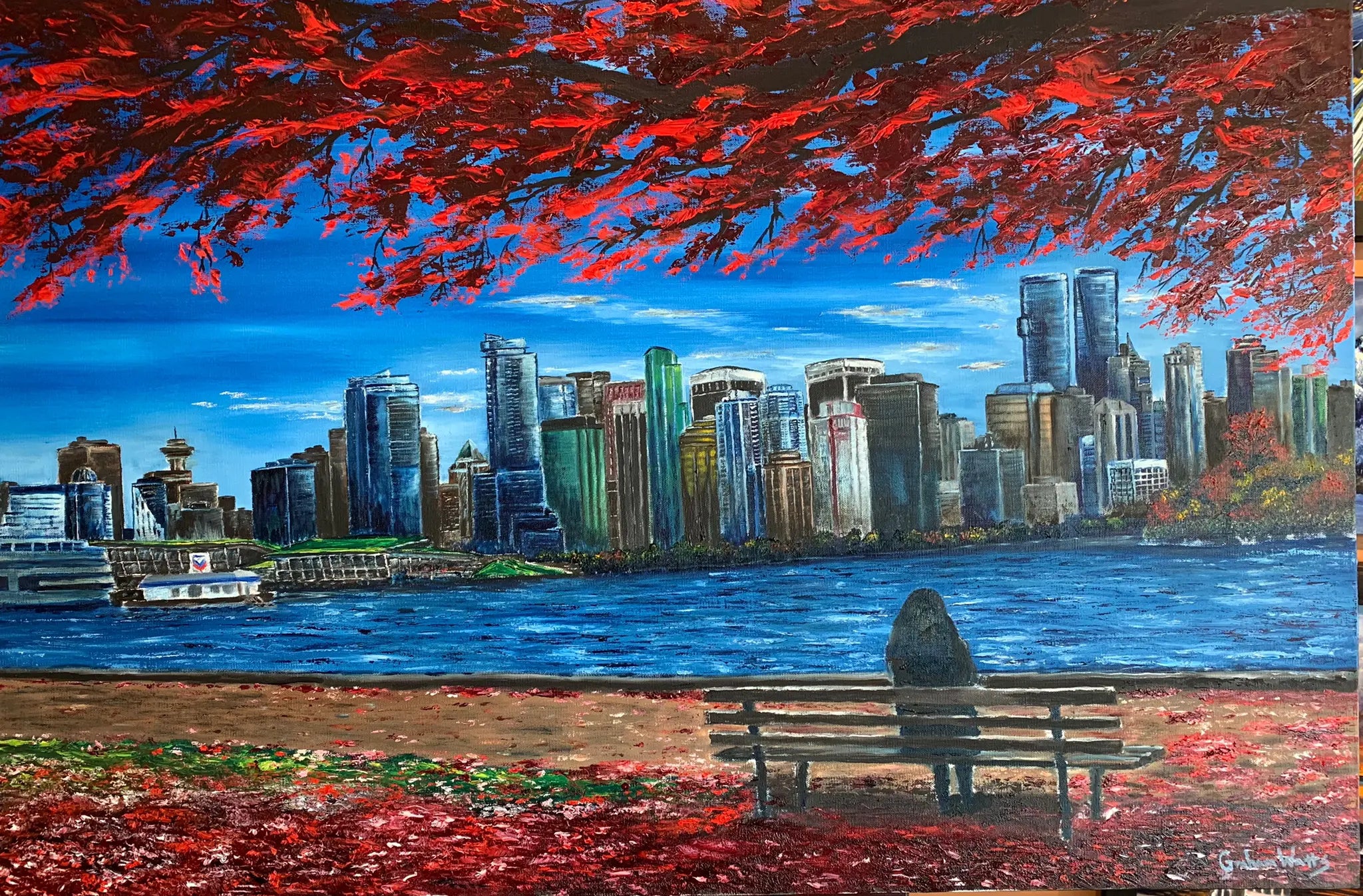 Vancouver On Canvas: Stanley Park, Vancouver, BC By Graham Watts - Artist Graham Watts | Canadian Oil Painter in Vancouver, BC